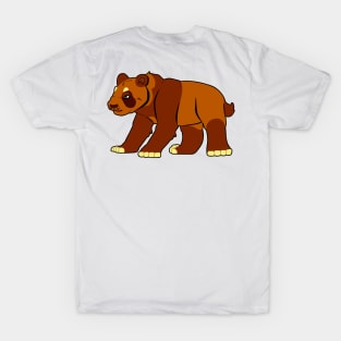 Brown Panda Bear Rules T-Shirt